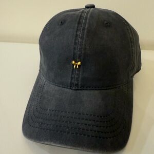 Grey Cap with Gold bow